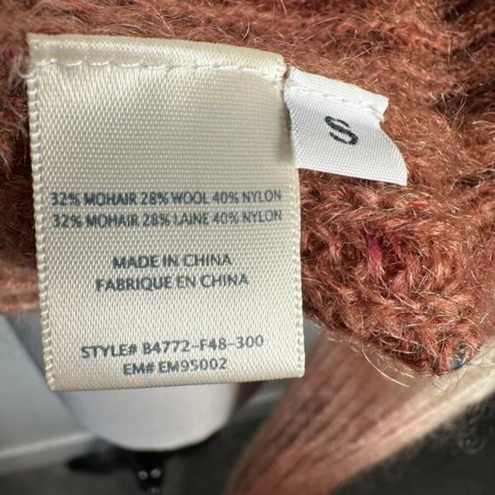 Bella Dahl Womens Mock Neck Mohair Wool Blend Knit Sweater‎ Autumn Ombre Size S - Picture 7 of 9